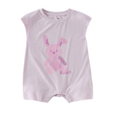 Dave&Bella Baby Girls/Boys Summer Cute Cartoon Print Lightweight Soft Rompers