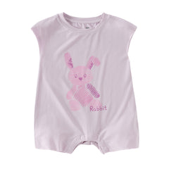 Dave&Bella Baby Girls/Boys Summer Cute Cartoon Print Lightweight Soft Rompers