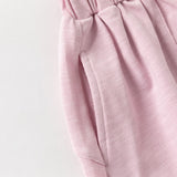 Dave&Bella Summer Toddler Boys/Girls Blue/Pink Lightweight Antibacterial Harem Pants