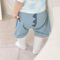 Dave&Bella Summer Toddler Boys/Girls Blue/Pink Lightweight Antibacterial Harem Pants