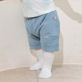 Dave&Bella Summer Toddler Boys/Girls Blue/Pink Lightweight Antibacterial Harem Pants
