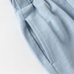 Dave&Bella Summer Toddler Boys/Girls Blue/Pink Lightweight Antibacterial Harem Pants