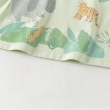 Dave&Bella Summer Toddler Boys/Girls Playful Animal Print Lightweight Antibacterial T-shirts