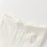 Dave&Bella Toddler Girls Summer Elegant Beige Print Stretchable Soft Footed Tight