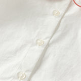 Dave&Bella Toddler Girls Summer Cherry Embroidery Breathable Cotton Sweet Shirts