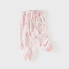 Dave&Bella Summer Toddler Boys/Girls Versatile Loose Jogger Mosquito Proof Pants