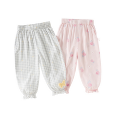 Dave&Bella Summer Toddler Boys/Girls Versatile Loose Jogger Mosquito Proof Pants