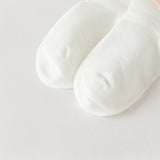Dave&Bella Children Girls Summer Beige/Light Grey Bow Lightweight Sweet Mid-calf Socks