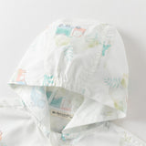 Dave&Bella Toddler Boys Summer White Car Print Outwear Comfortable Sunscreen Jackets