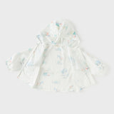 Dave&Bella Toddler Boys Summer White Car Print Outwear Comfortable Sunscreen Jackets