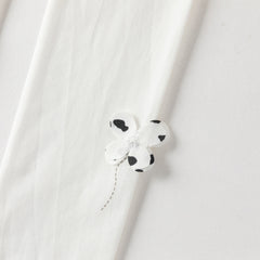 Dave&Bella Summer Kids Girls Versatile Beige Butterfly Slim Comfortable Footed Tights