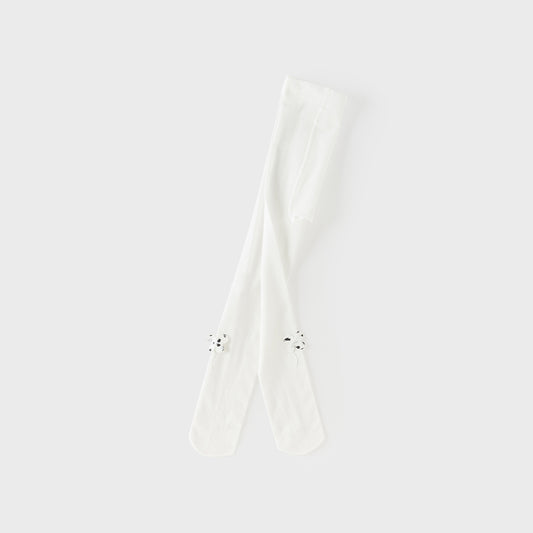 Dave&Bella Summer Kids Girls Versatile Beige Butterfly Slim Comfortable Footed Tights