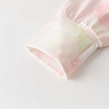 Dave&Bella Toddler Girls Sweet Pink Print Outwear Long Sleeve Summer Screen Jackets