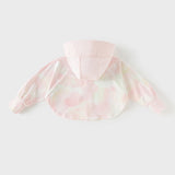 Dave&Bella Toddler Girls Sweet Pink Print Outwear Long Sleeve Summer Screen Jackets