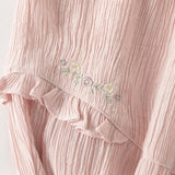 Dave&Bella Summer Toddler Girls Pink/Green Lightweight Comfortable Mosquito Proof Pants