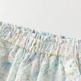Dave&Bella Toddler Girls Summer Casual Floral Print Lightweight Loose Mosquito Proof Pants