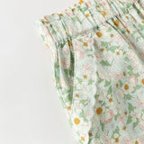 Dave&Bella Toddler Girls Summer Casual Floral Print Lightweight Loose Mosquito Proof Pants