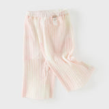 Dave&Bella Summer Toddler Girls Pink/Purple Mosquito Repellent Stylish Pants