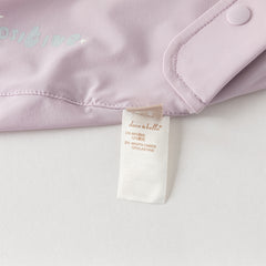 Dave&Bella Toddler Girls Summer Purple/Khaki Versatile Adjustable-waist Fashion Pants