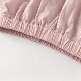Dave&Bella Kids Girls Summer Comfortable Pink/Light Grey Wide Straight-leg Pants