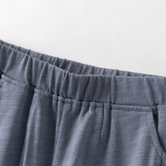 Dave&Bella Summer Toddler Girls/Boys Blue/Pink Cute Animal-style Lightweight Casual Pants