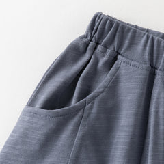 Dave&Bella Summer Toddler Girls/Boys Blue/Pink Cute Animal-style Lightweight Casual Pants