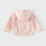 Dave&Bella Toddler Boys/Girls Summer Panda/Rabbit Lightweight Hooded Sunscreen Jacket