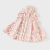 Dave&Bella Toddler Boys/Girls Summer Panda/Rabbit Lightweight Hooded Sunscreen Jacket