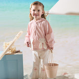 Dave&Bella Toddler Boys/Girls Summer Panda/Rabbit Lightweight Hooded Sunscreen Jacket