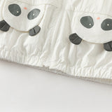 Dave&Bella Toddler Boys/Girls Summer Panda/Rabbit Lightweight Hooded Sunscreen Jacket