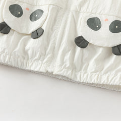 Dave&Bella Toddler Boys/Girls Summer Panda/Rabbit Lightweight Hooded Sunscreen Jacket