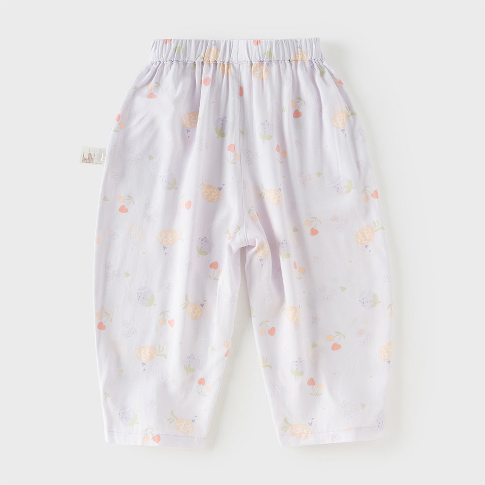 Dave&Bella Toddler Girls/Boys Summer Multi-color Playful Print Mosquito Proof Pants