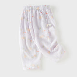 Dave&Bella Toddler Girls/Boys Summer Multi-color Playful Print Mosquito Proof Pants
