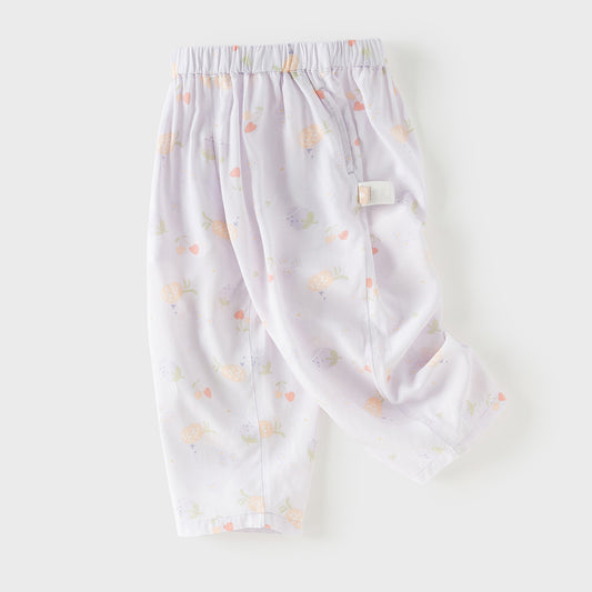 Dave&Bella Toddler Girls/Boys Summer Multi-color Playful Print Mosquito Proof Pnats