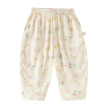 Dave&Bella Toddler Girls/Boys Summer Multi-color Playful Print Mosquito Proof Pants