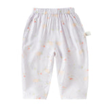 Dave&Bella Toddler Girls/Boys Summer Multi-color Playful Print Mosquito Proof Pants