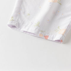 Dave&Bella Toddler Girls/Boys Summer Multi-color Playful Print Mosquito Proof Pnats