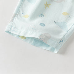 Dave&Bella Toddler Girls/Boys Summer Multi-color Playful Print Mosquito Proof Pnats