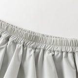 Dave&Bella Summer Toddler Girls Grey Fake-two-piece Design Fashion Pants