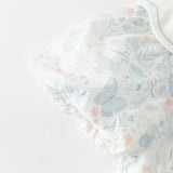 Dave&Bella Summer Toddler Girls Breathable Cotton Floral Print White A-line Party Dress
