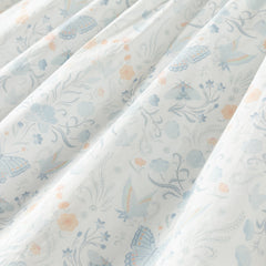 Dave&Bella Summer Toddler Girls Breathable Cotton Floral Print White A-line Party Dress