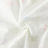 Dave&Bella Toddler Girls Summer Adorable Floral Print Soft Cotton A-line Bubble Dress