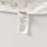 Dave&Bella Summer Baby Girls Cute Butterfly Print White Comfortable Indoor Rompers