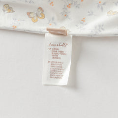 Dave&Bella Summer Baby Girls Cute Butterfly Print White Comfortable Indoor Rompers