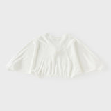 Dave&Bella Toddler Girls Summer White Lightweight Batwing Sleeve Sweater Cardigans