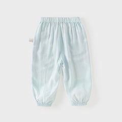 Dave&Bella Summer Toddler Boys/Girls Versatile Loose Jogger Mosquito Proof Pants