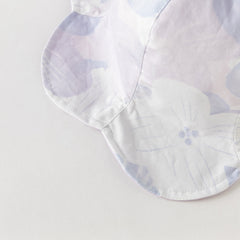 Dave&Bella Summer Toddler Girls Purple Floral Print Soft Cotton Fisherman Sun Hats