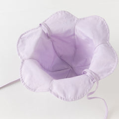 Dave&Bella Summer Toddler Girls Purple Floral Print Soft Cotton Fisherman Sun Hats