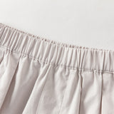 Dave&Bella Summer Toddler Girls/Boys Light Grey/Dark Grey Comfortable Capri Pants