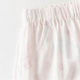 Dave&Bella Toddler Girls Summer Pink/Beige Soft Loose Mosquito Proof Jogger Pants